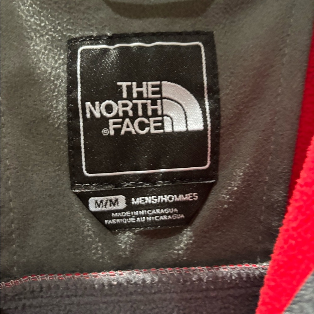 The North Face Red and Black Fleece Jacket